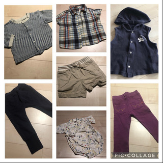 無印　GAP EDWIN ナイキ80cm 20点防寒上着　カーデ　パンツの画像