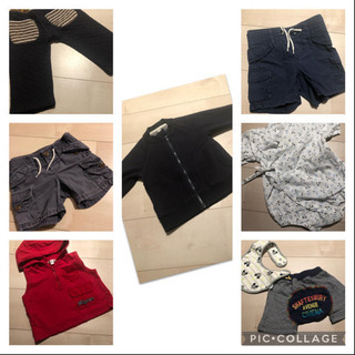 無印　GAP EDWIN ナイキ80cm 20点防寒上着　カーデ　パンツの画像