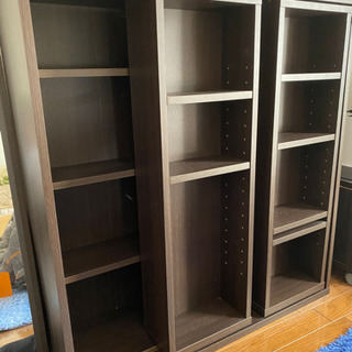 ニトリ　2段移動式本棚　30×80×86
