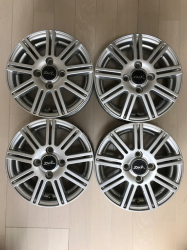 【受付終了】13インチアルミホイール　4.5J  インセット＋43