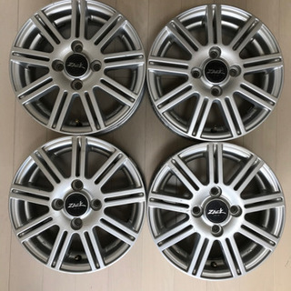 【受付終了】13インチアルミホイール　4.5J  インセット＋43