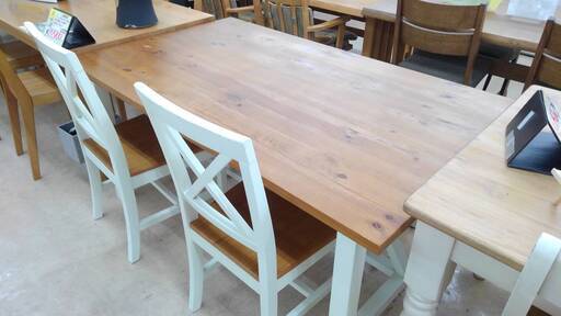 ナフコ ダイニング4点セット 幅150cm 高さ89cm 奥行70cm