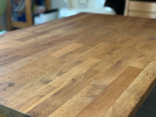 【最終値下】IKEA EKENSBERG 無垢材 ダイニングテーブル 生産終了品