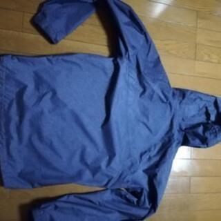 値下げ　コロンビア　Columbia　フード付きジャケット　ウィンドブレーカー　オムニテック　Ｍサイズ　青　ブルーの画像