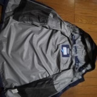 値下げ　コロンビア　Columbia　フード付きジャケット　ウィンドブレーカー　オムニテック　Ｍサイズ　青　ブルーの画像