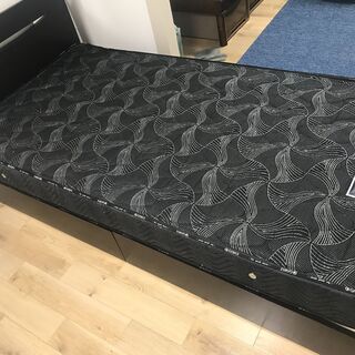 Granz シングルベッド ボンネルコイルマットレス 収納可能な...