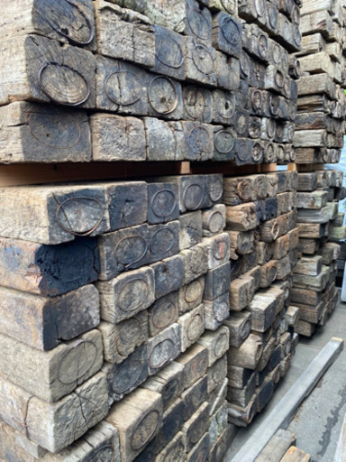 国産中古枕木 国産中古枕木｜枕木｜国産・豪州産枕木販売の「国鉄産業株式会社」