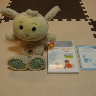 【取引中】知育おもちゃ【対象年齢：3ヶ月～12ヶ月頃】DVD＋連動するぬいぐるみ（英語＋７つのタネを育てます）の画像