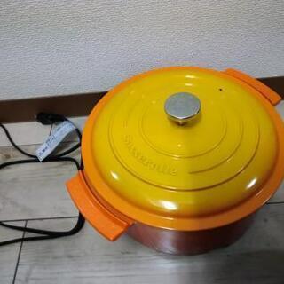 電気グリル鍋 YAMAZEN キャセロール