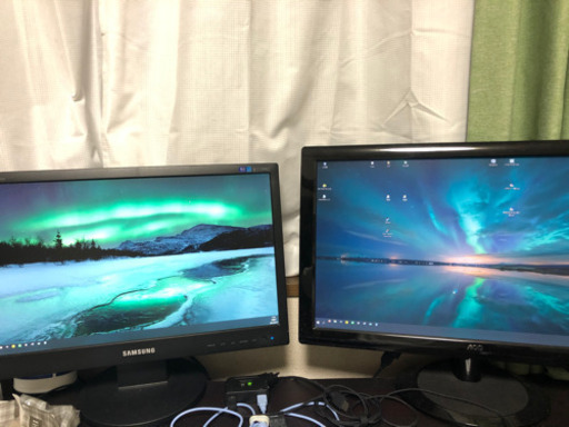 【取引中】動いているモニター2台まとめて