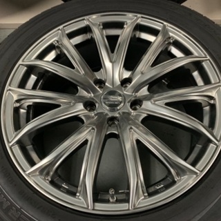 本物の深溝！☆レイズ マルカ ブロッケンFORMA M1 235/55R18 レクサス