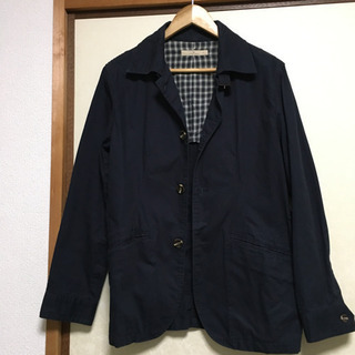 global workメンズジャケット黒ブラックサイズMの画像