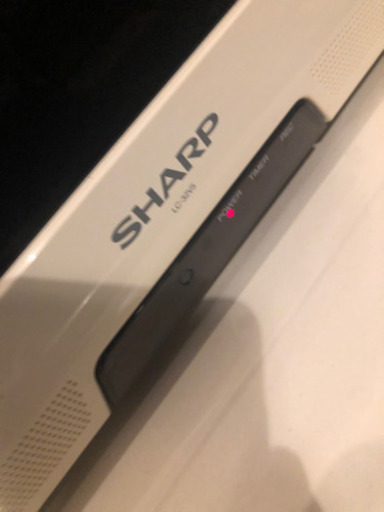 テレビ　白