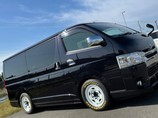 ハイエース　カスタム　ホイール+タイヤ4本セット　車検対応