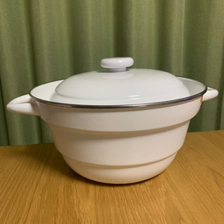 【取引決定済】ホーロー鍋　富士ホーロー　28cm