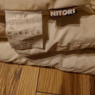 ニトリフィットする掛け布団SDの画像