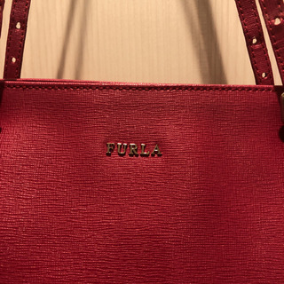 【バッグ】FURLA  フューシャピンク A4サイズの画像