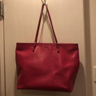【バッグ】FURLA  フューシャピンク A4サイズの画像