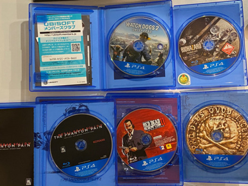 プレイステーション4 ソフト5本セット ※箱無し