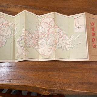客室事務用　鉄道路線図　昭和35年3月10日現在【当時物】の画像