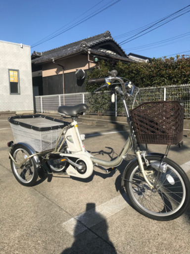 パナソニック　エコナビ　アシスト三輪　BE-ENR835かろやかライフEB