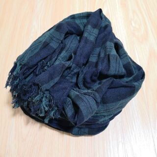 ★美品★無印良品チェック柄ストール