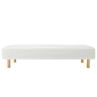 無印良品 脚付き　ベットマットレスの画像