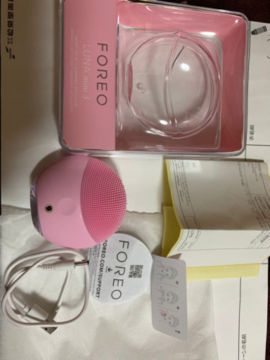 FOREO LUNA mini 3 for パールピンク フォレオ スマートクレンジングデバイス 電動洗顔ブラシ シリコーン製