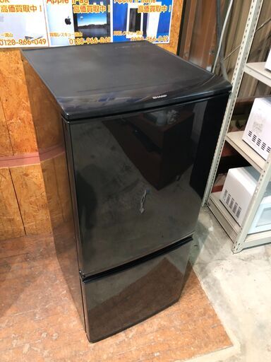 【動作保証60日付】SHARP 2015年 SJ-D14A 137L 2ドア冷凍冷蔵庫【管理KRR254】