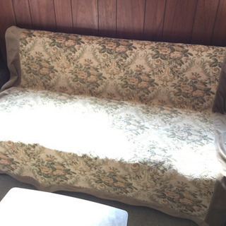 アンティークソファ⭐︎合皮型押しの画像