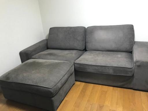 IKEA イケア KIVIK シーヴィク 3人掛け＋オットマン