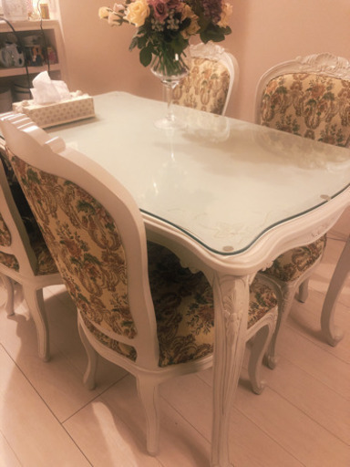 アンティーク　ダイニングセット