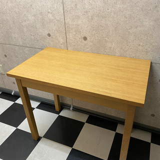 無印良品 オーク材デスク・オープン棚付 幅87×奥行50×高さ70cm