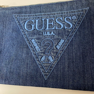 guess ゲス デニム クラッチバッグ 