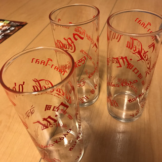 コカコーラ　グラス　３つの画像