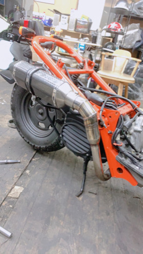 一本もの！！ ズーマー50用 ワンオフ カスタムマフラー