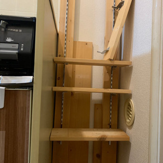2×4、1×4 端材棚 高さ120cmガチャ柱付