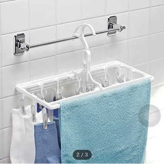 【新品同様】ニトリ　室内&外干し角ハンガー　洗濯ハンガーの画像