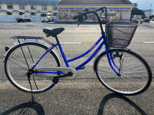 【特選中古自転車】前後タイヤ、鍵新品❗️26インチ変速なし　SALE中❗️