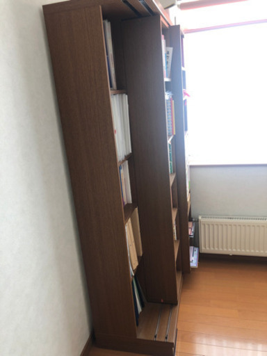 通販生活　スライド書棚
