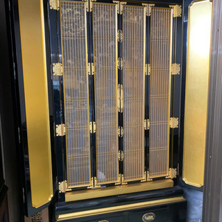 新品未使用　店舗展示品　仏壇　西本願寺　蒔絵　細密彫刻　