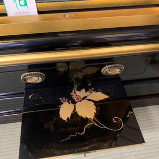 新品未使用　店舗展示品　仏壇　西本願寺　蒔絵　細密彫刻　