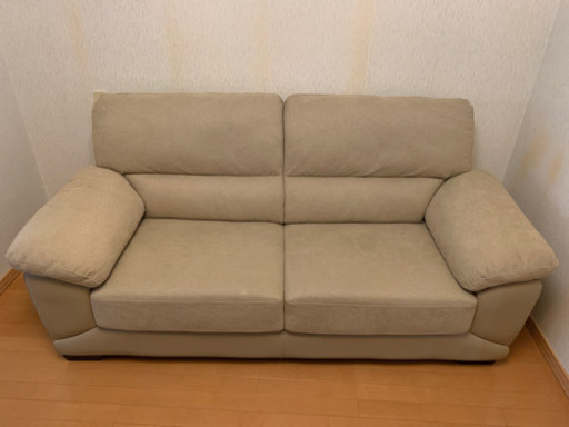 最終価格早い者勝ち総額6.5万？→半額以下！美品　へたりなし高級ソファー高級テーブルセット