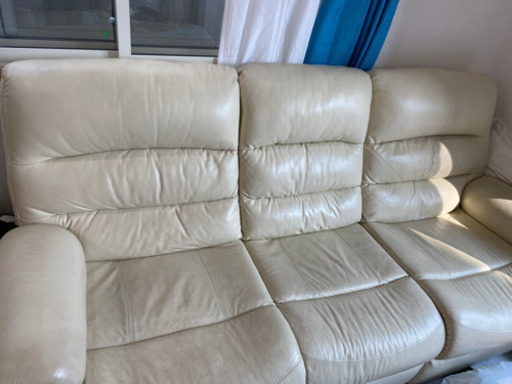 ニトリ電動ソファー　三人掛け