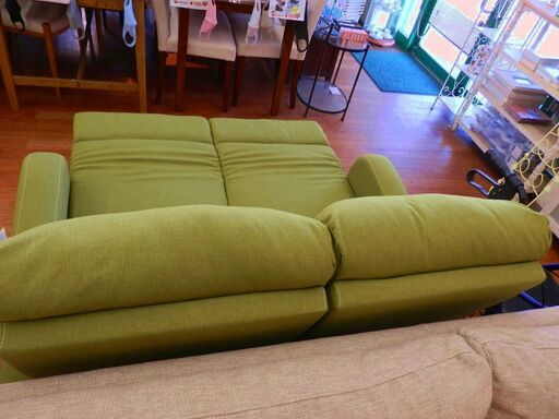 服部家具購入 2人掛けリクライニングソファー 極美品【モノ市場東浦店】