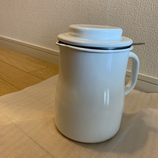 野田琺瑯　オイルポットの画像