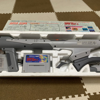 【取引完】スーパーファミコン用　スーパースコープ　おまけ付き