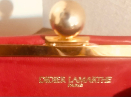 DIDIER LAMARTHE ブランド品！財布⁉️赤色‼️