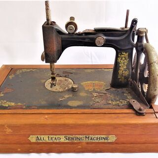 アンティーク 手回しミシン ALL LEAD ヴィンテージ