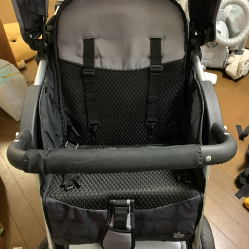 二人乗りベビーカー　ツインプラム　日本育児